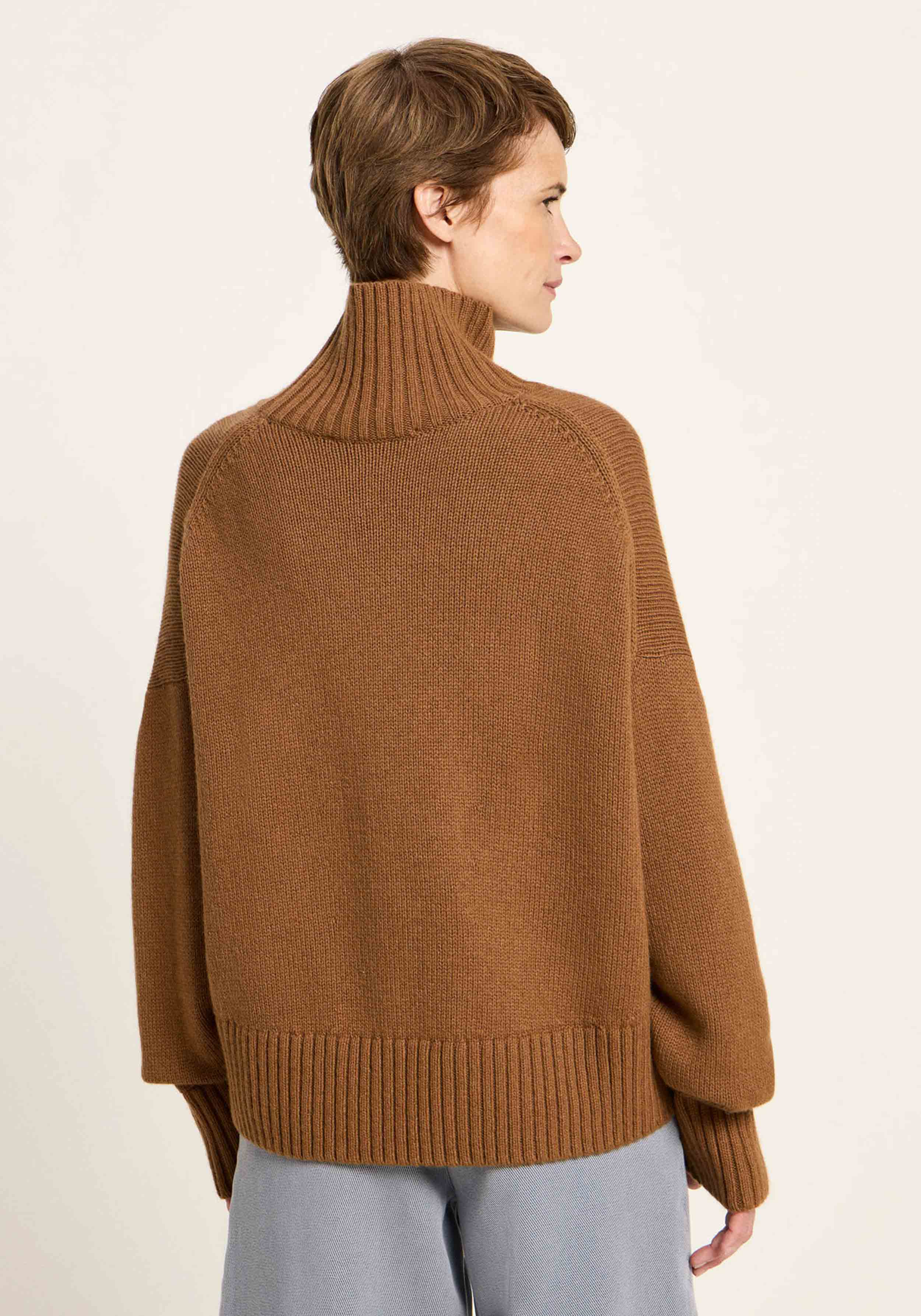 Lanius Oversized Pullover Brown