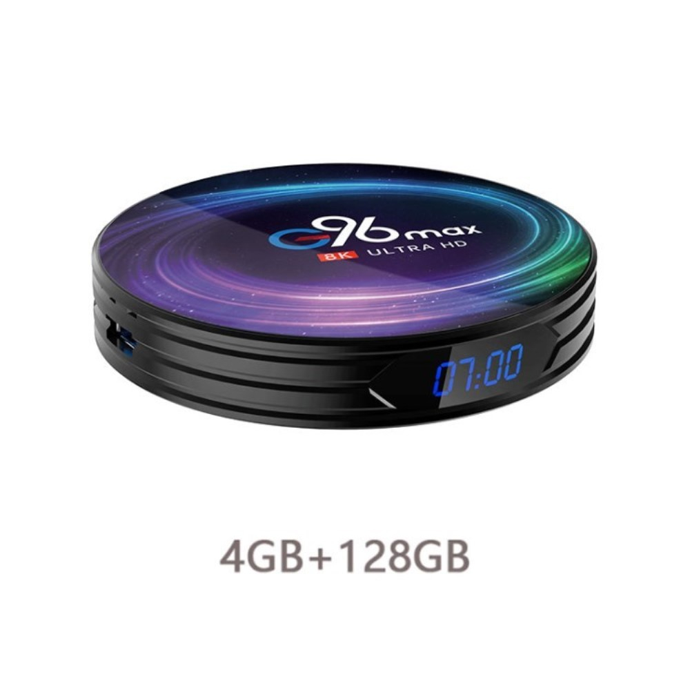 4GB RAM 8K@60fps Android 11.0 Smart TV Box Internet WiFi Streaming (2.4/5GHz) HDMI 128GB ROM Media Player mit Fernbedienung