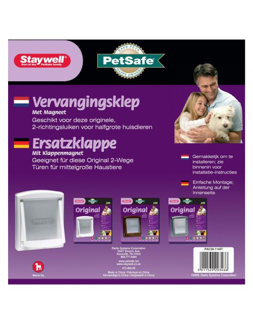 Staywell-Petsafe Vervangingsklep 740\/755\/757 - Hondenluik - per stuk