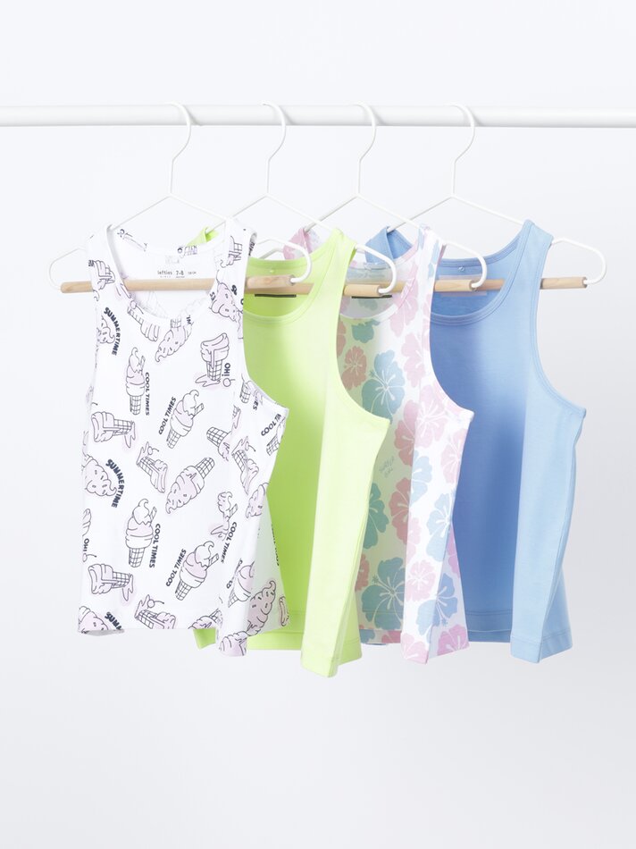 Conjunto com 4 regatas sortidas - Oceano