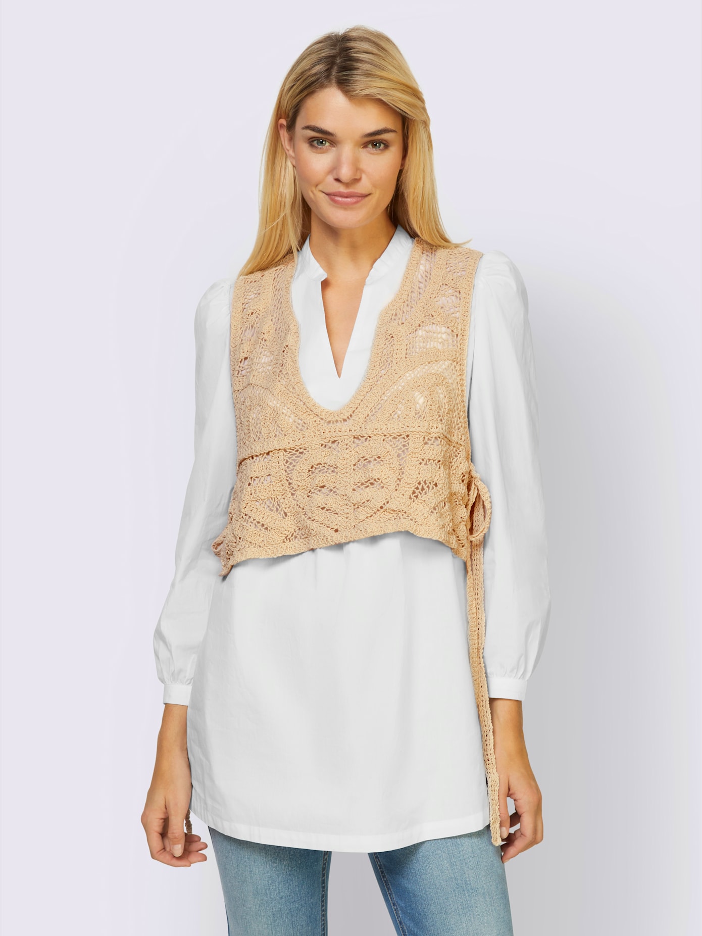 Chemisier long look 2 en 1