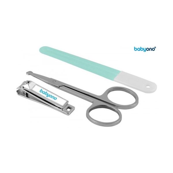 Baby Ono Conjunto de Unhas de Bebé Azul