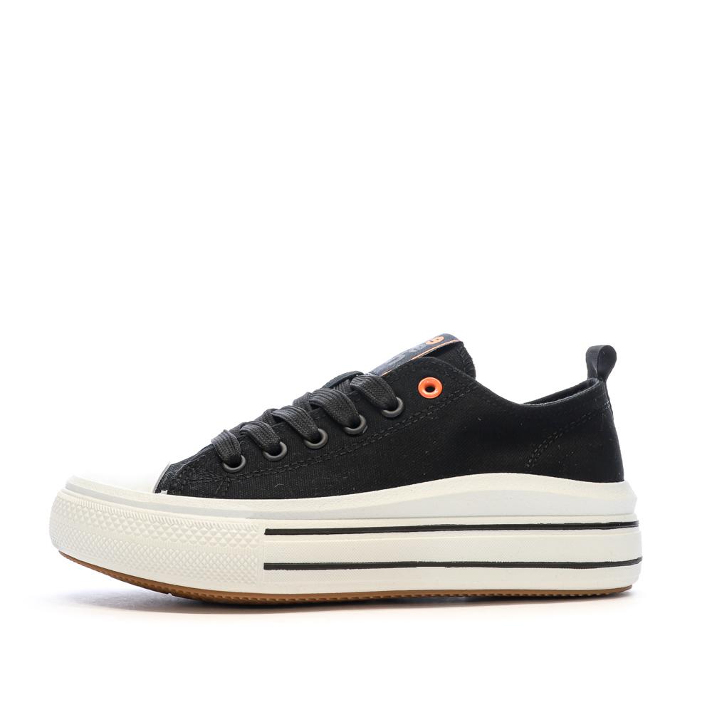 Refresh Baskets Basses Noires Femme Refresh Lona