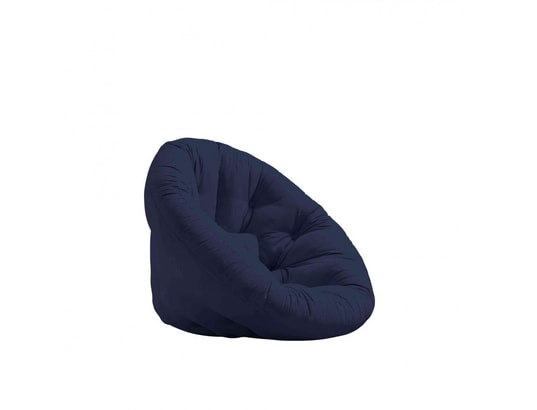 TERRE DE NUIT - Fauteuil convertible 2 en 1 futon navy 90x180