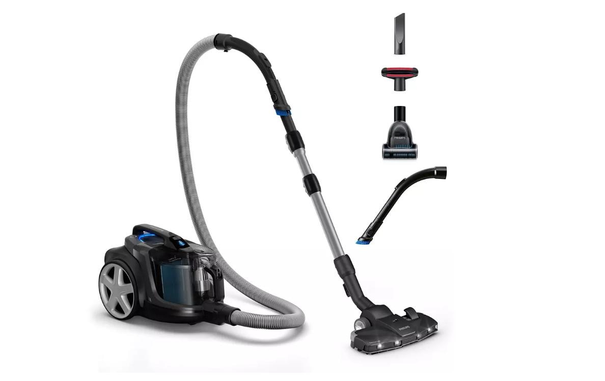 Bodenstaubsauger PowerPro Expert FC9747/19 Schwarz<br>Beutelloser Staubsauger