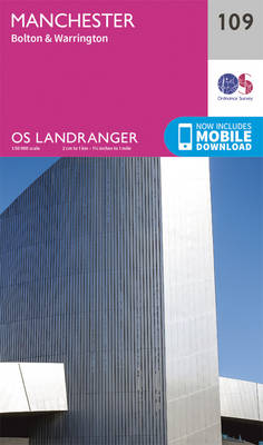 Manchester, Bolton & Warrington - OS Landranger Map 109 (Sheet map, folded)