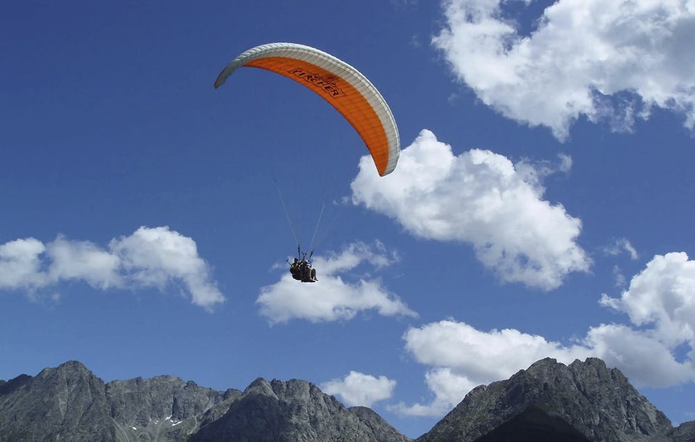 Gleitschirm Tandemflug Saltaus als Geschenk