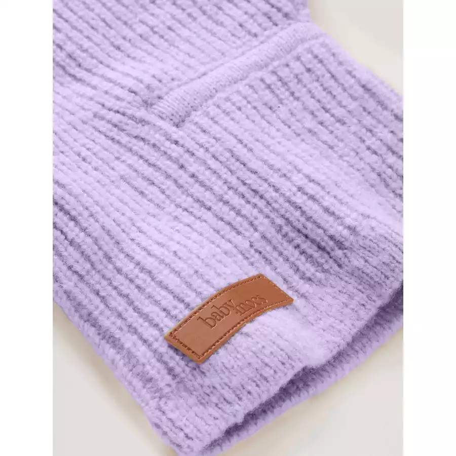 BabyMocs Mütze Vegan lila