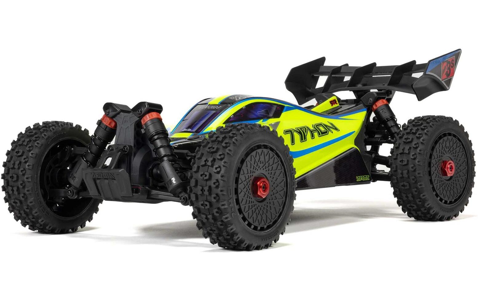 Buggy TYPHON BLX 223S Gelb ARTR, 1:8<br>Off-Road Buggy mit Brushless Motor