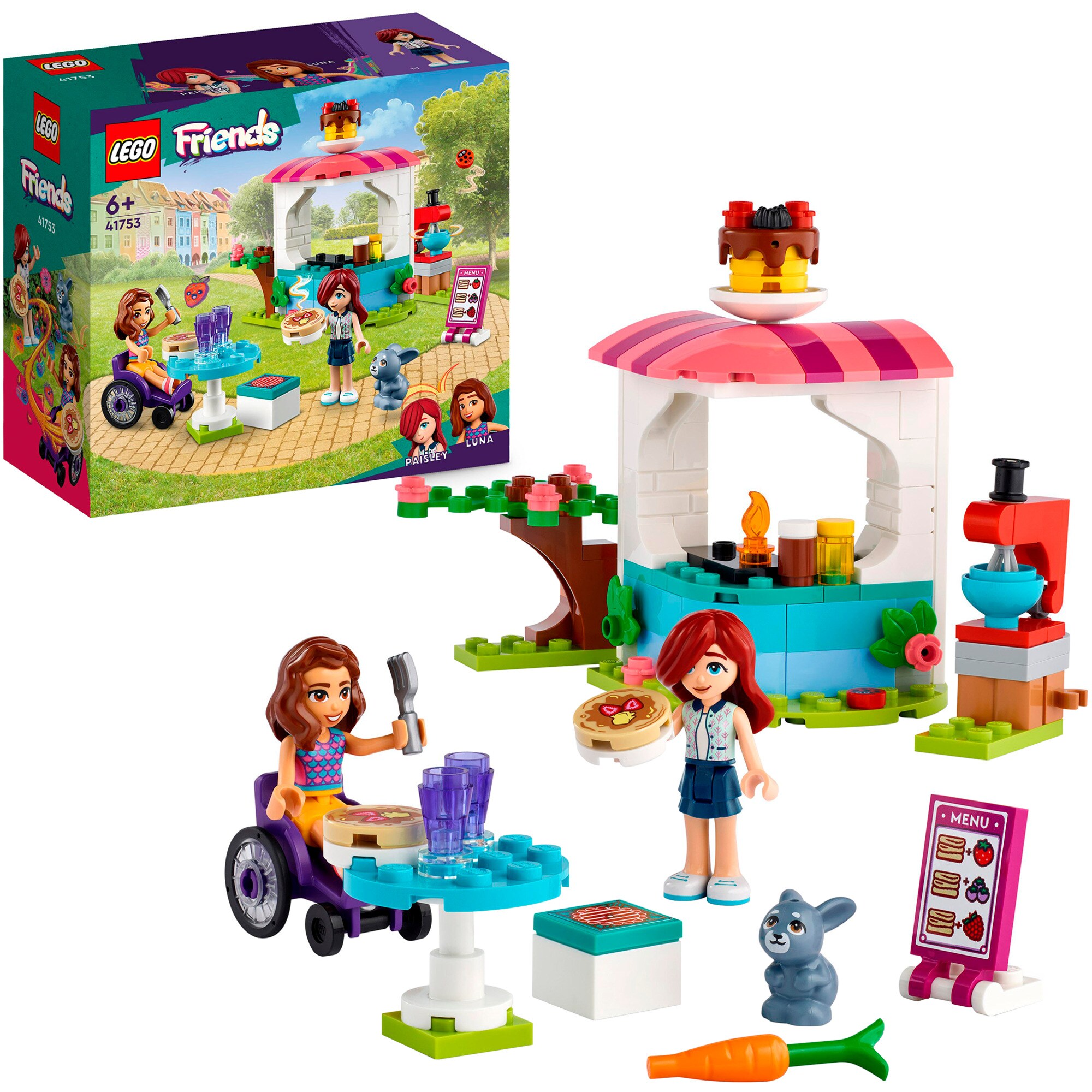 LEGO Konstruktionsspielzeug Friends Pfannkuchen-Shop