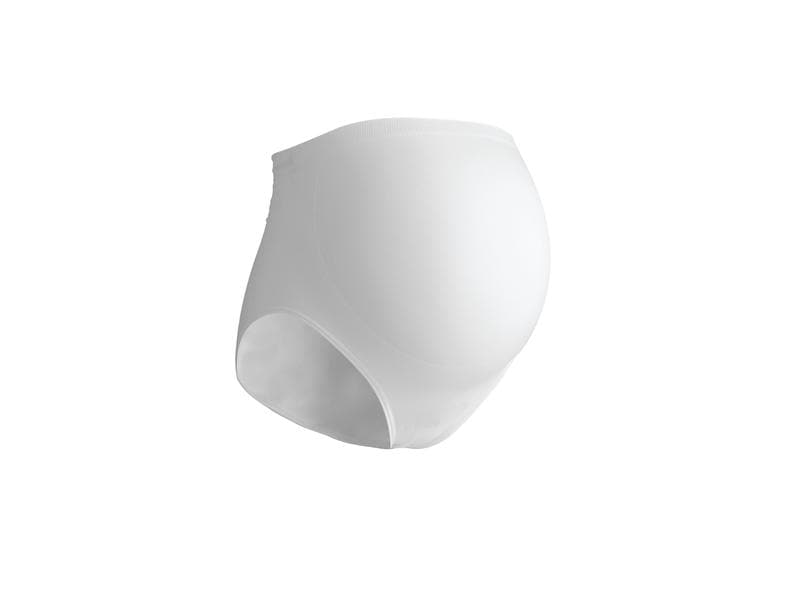 Carriwell Schwangerschafts-Slip Panty Weiss Gr. M Nahtlose Schwangerschaftsunterhose mit Support