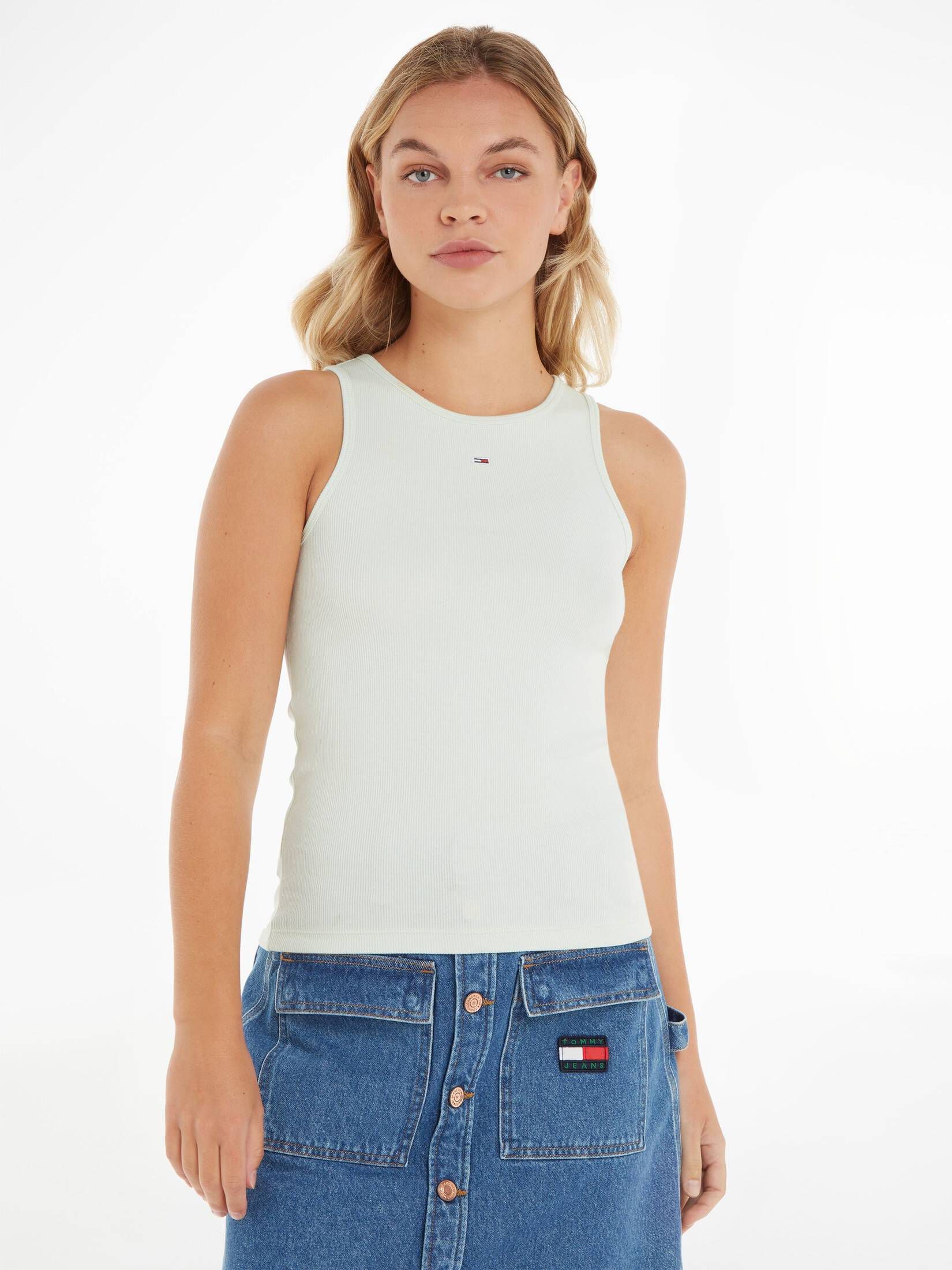 Tommy Jeans| Damen Tanktop TJW ESSENTIAL RIB TANK