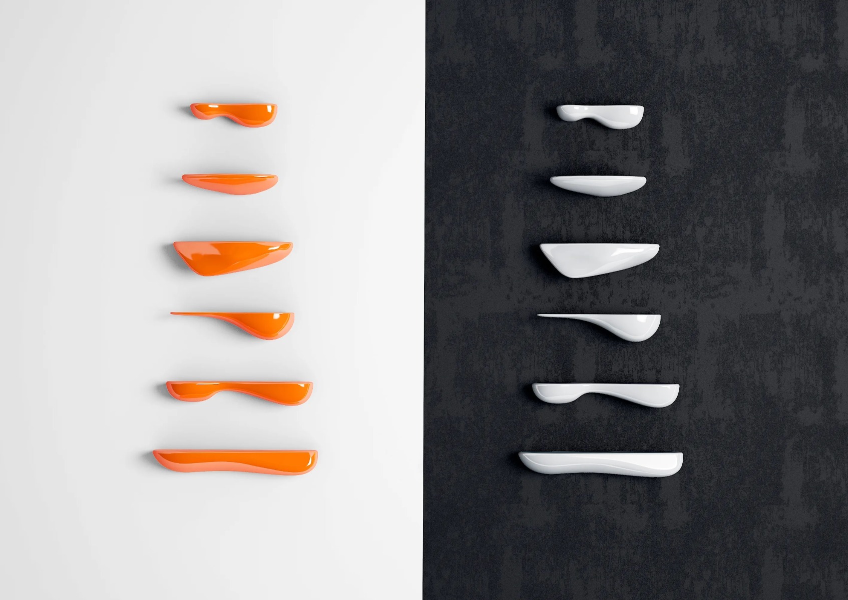 Clou Cliff planchet keramiek 36cm oranje