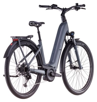 VTC Électrique Cube Kathmandu Hybrid One 600 Easy Entry Shimano Cues 10V 600 Wh 700 mm Gris Shadow 2025