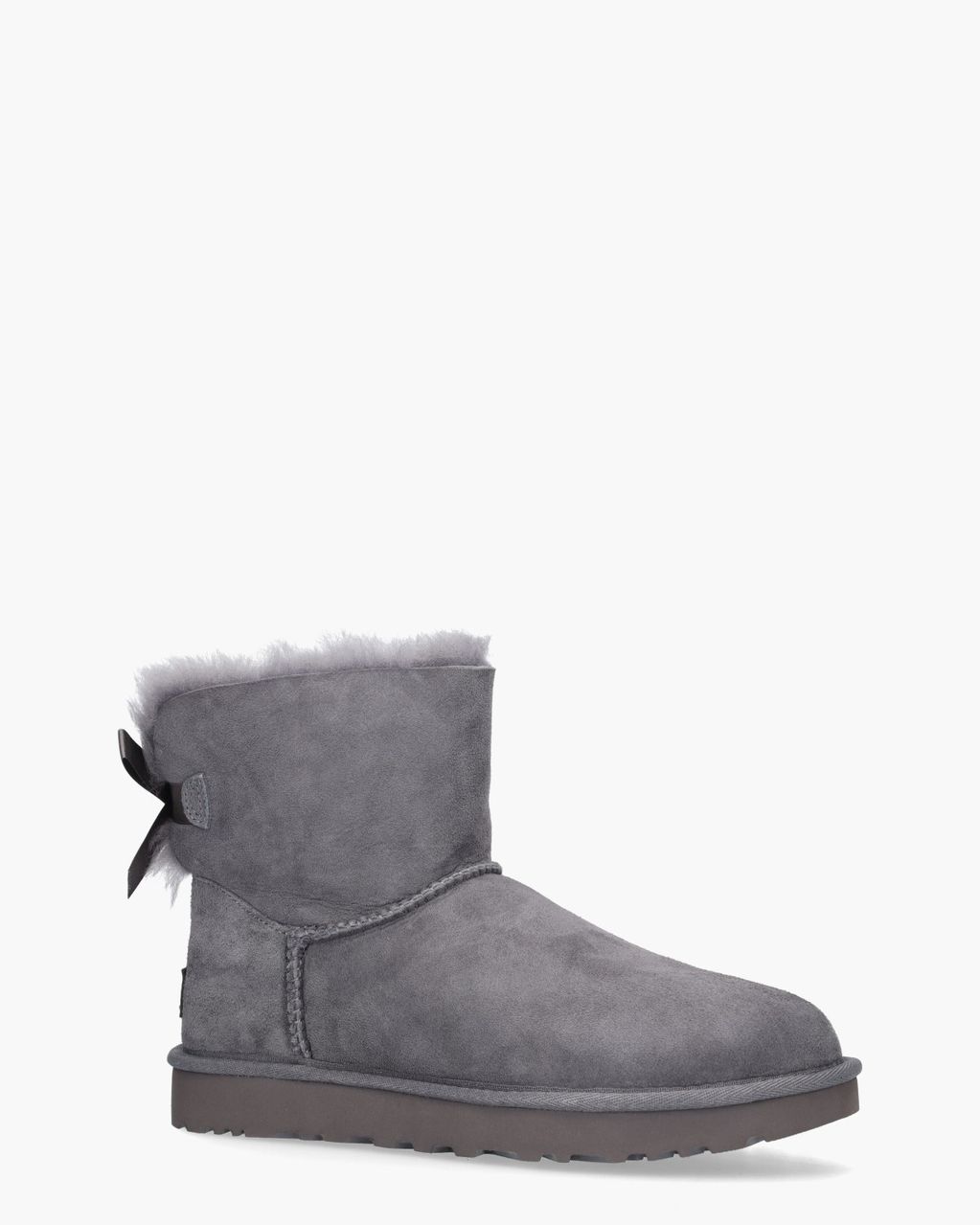 UGG Mini Bailey Bow II Boot Obsidian Dames Enkelboots