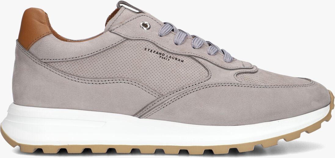 grijze stefano lauran lage sneakers lj2504