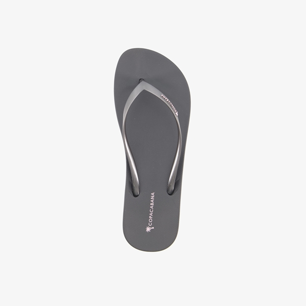 Copacabana dames teenslippers grijs
