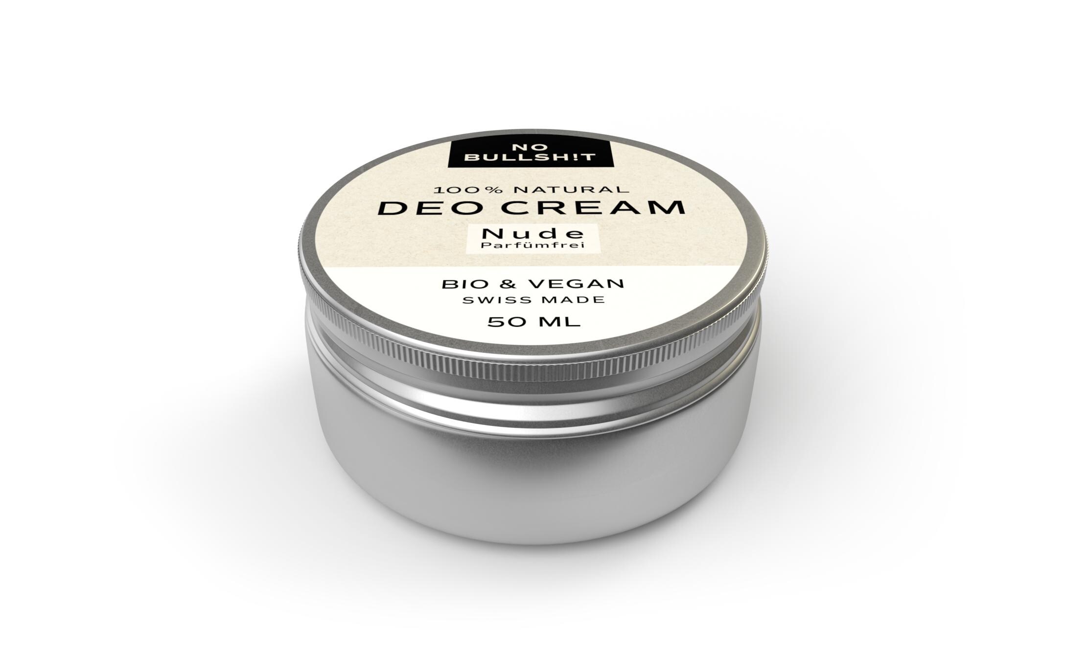 Deo Cream Nude 50 mlNatürliche, vegane Deo Cream ohne künstliche Duft- und Farbstoffe