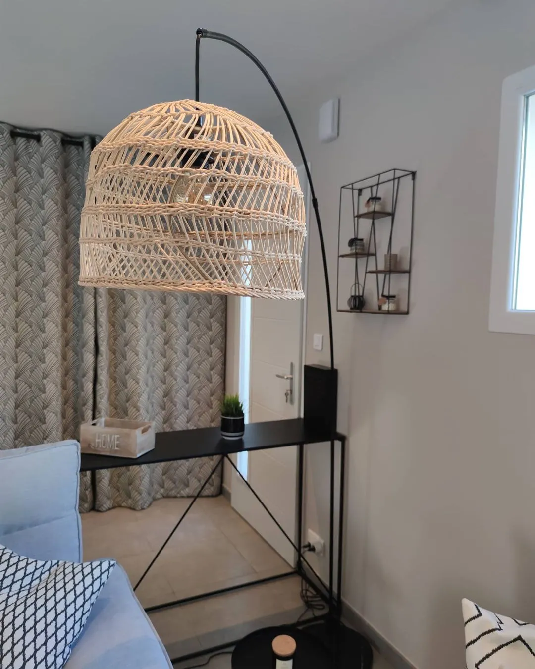 Staande lamp GUAVIARE Rotan Beige
