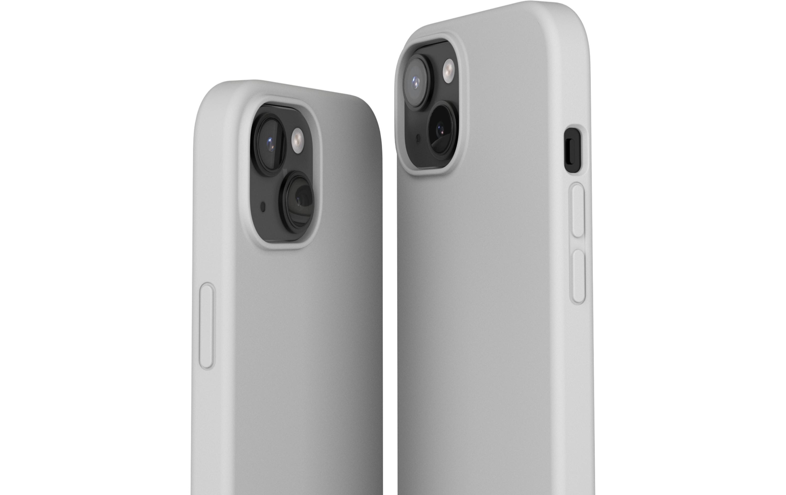 Back Cover Eco Silicone iPhone 15 Plus Light GraySilicone Backcover für das Apple iPhone 15 Plus