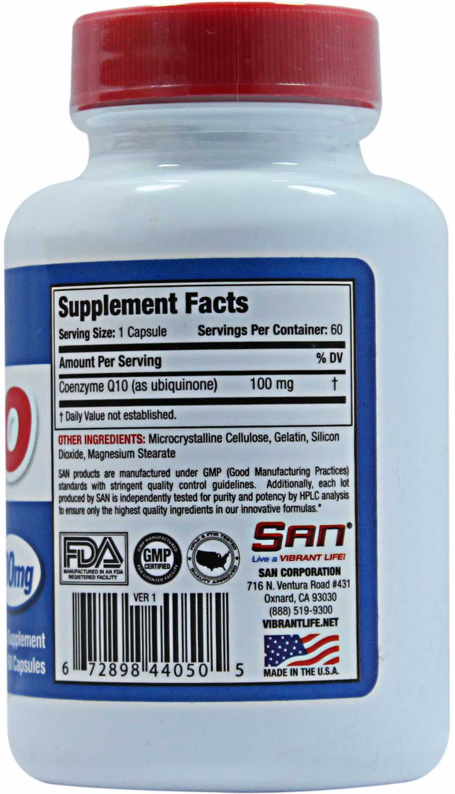 SAN Nutrition CoQ10 60 cápsulas