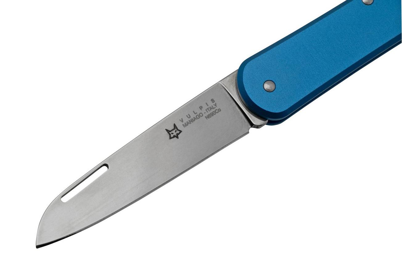 FOX Vulpis FX-VP130SB, N690Co, Aluminium Sky Blue, zakmes
