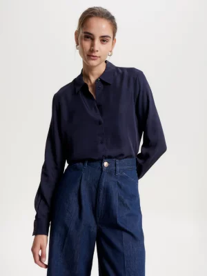 Camisa de sarja de corte regular