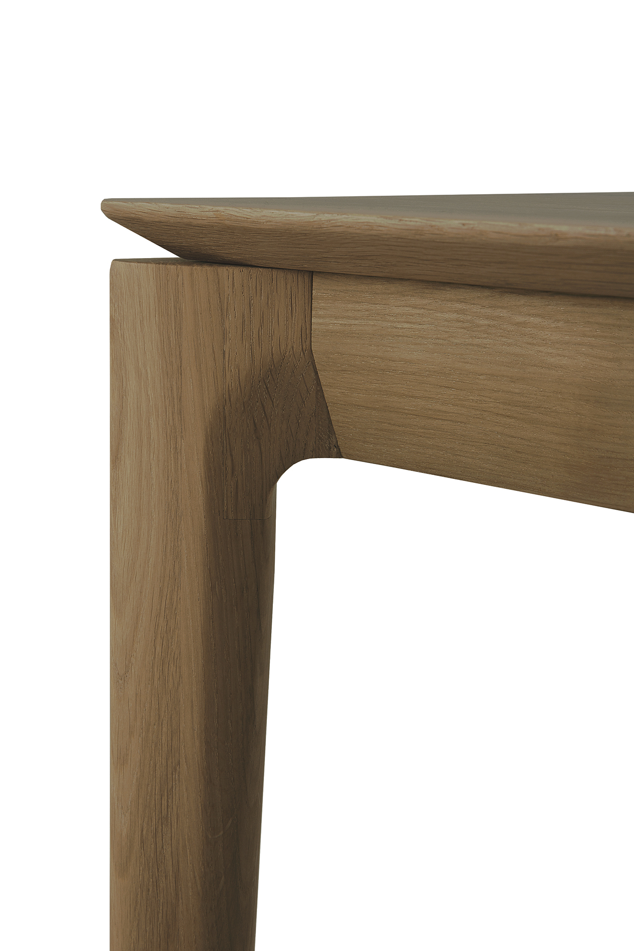 Bok bank - teak - 126cm - onbehandeld