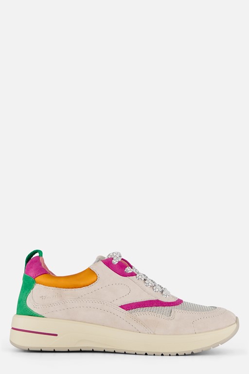 Tamaris Comfort Sneakers wit Leer