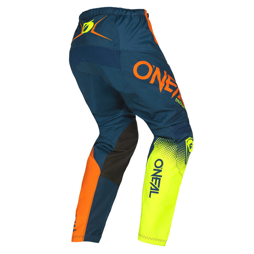 O'Neal Element v.22 RaceWear Bukser Blå / Orange / Neon gul