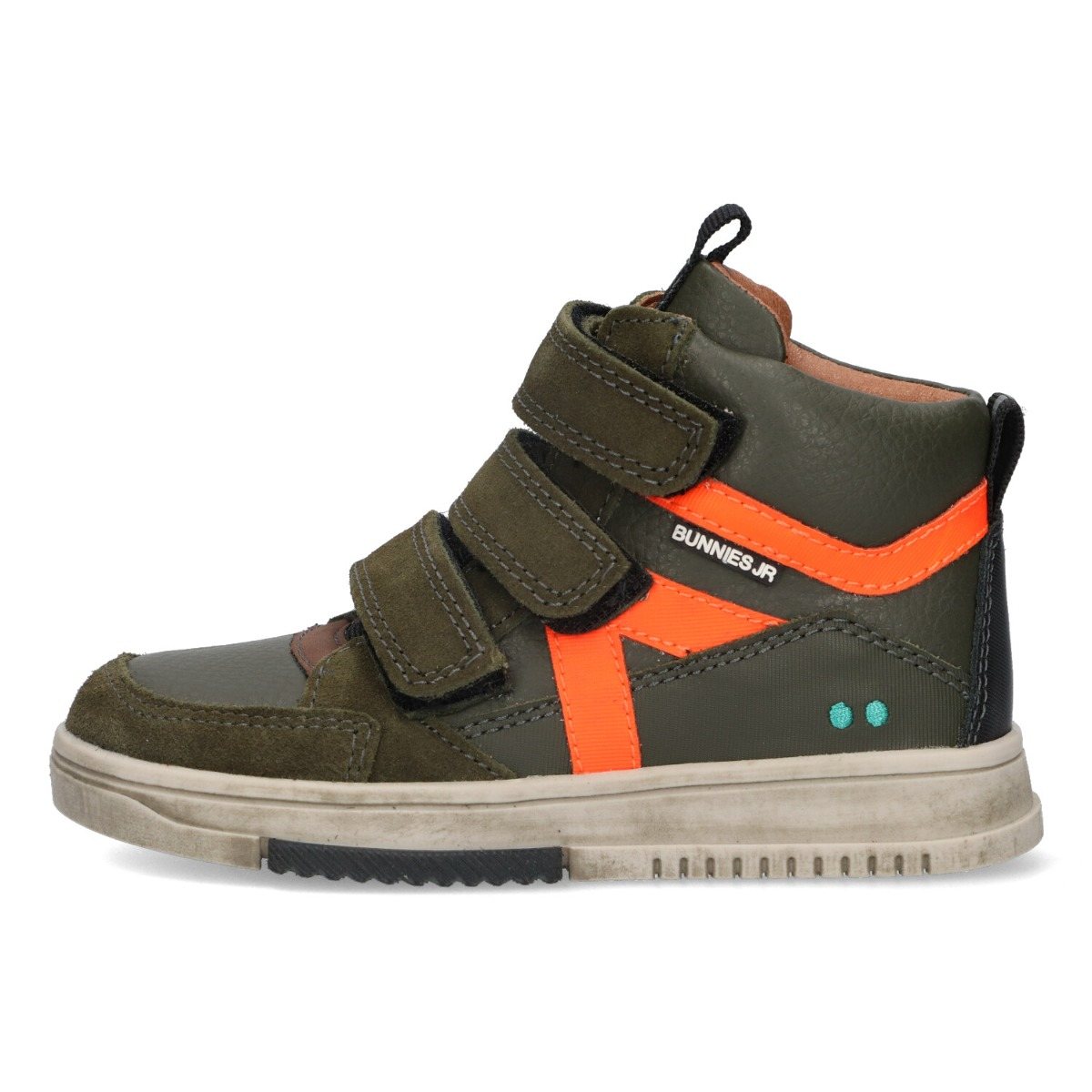 Milan Mieters - Hoge Sneakers Bunnies Groen