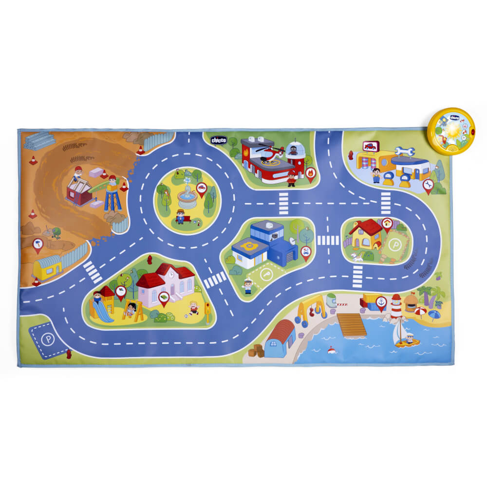 Elektronische City Spielmatte