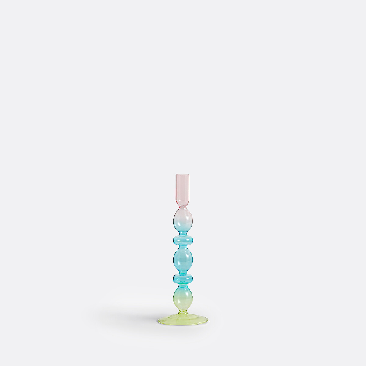 LA REDOUTE INTERIEURS<br>Castiçal de vitral H26 cm, Chilava