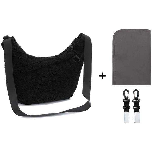 fillikidfillikid   Daybag Plüsch schwarz