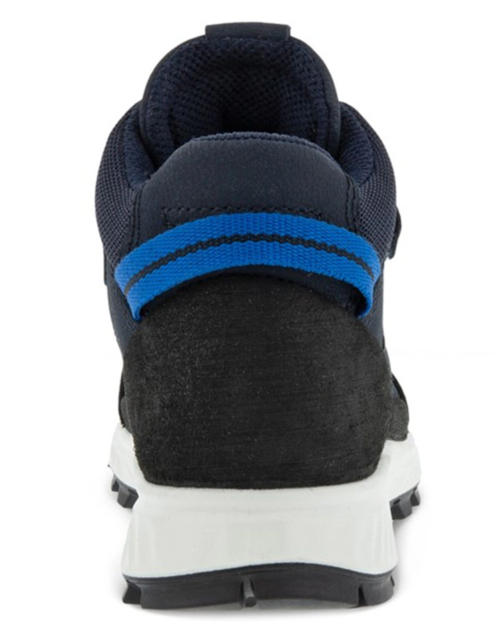 Leder-Klettstiefel EXOSTRKids gefüttert in black/night sky
