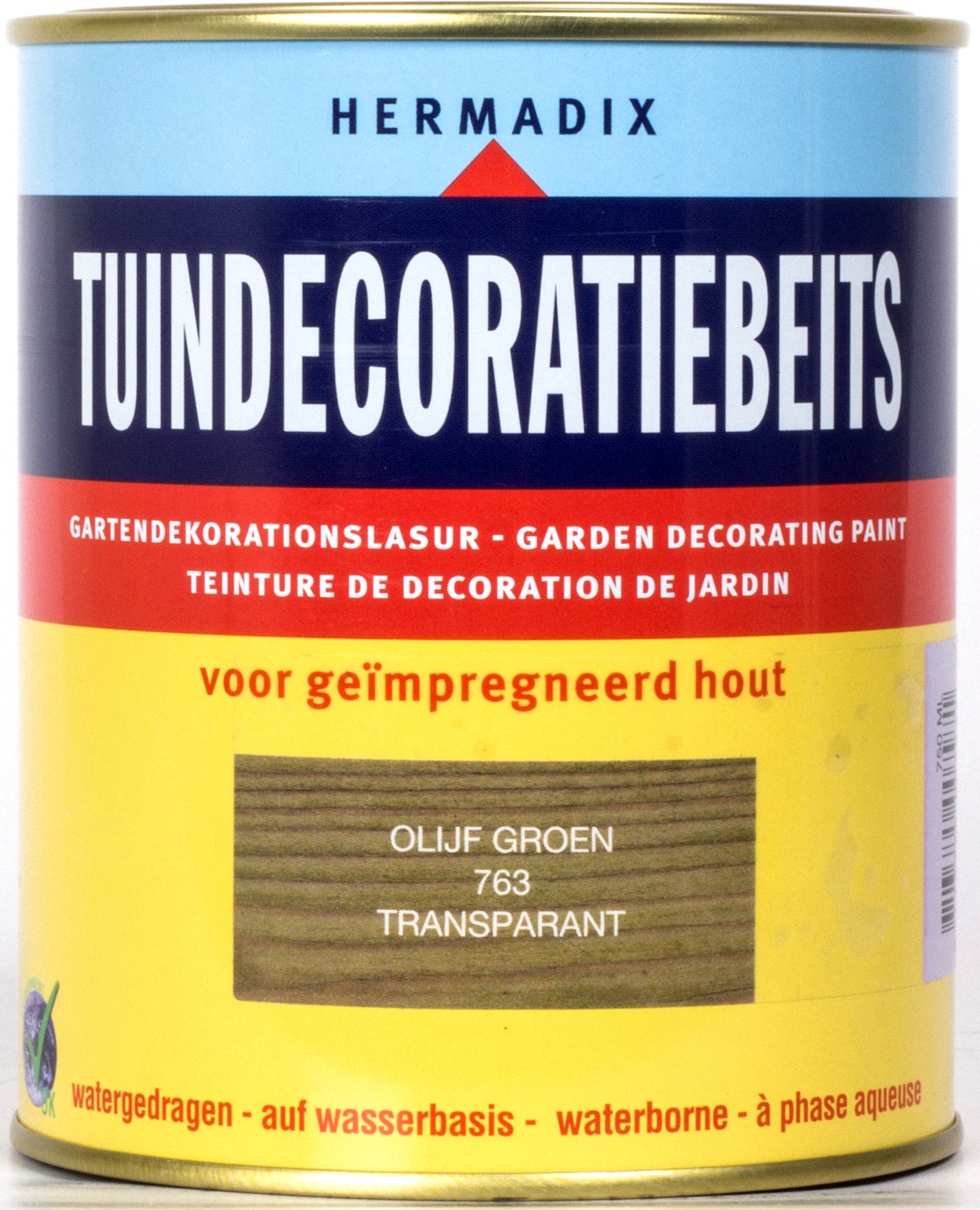 Hermadix Tuindecoratiebeits olijfgroen 750 ml