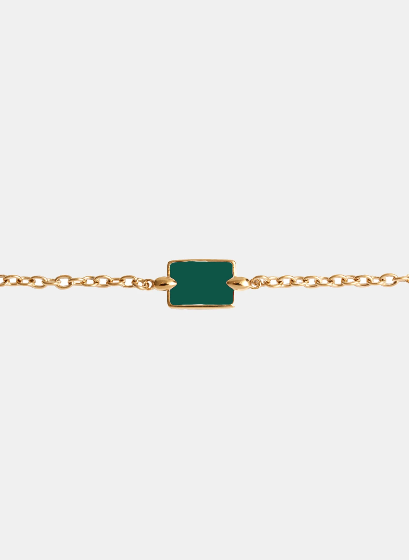 ALTAIA - Bracelet chaîne altaia | Vert