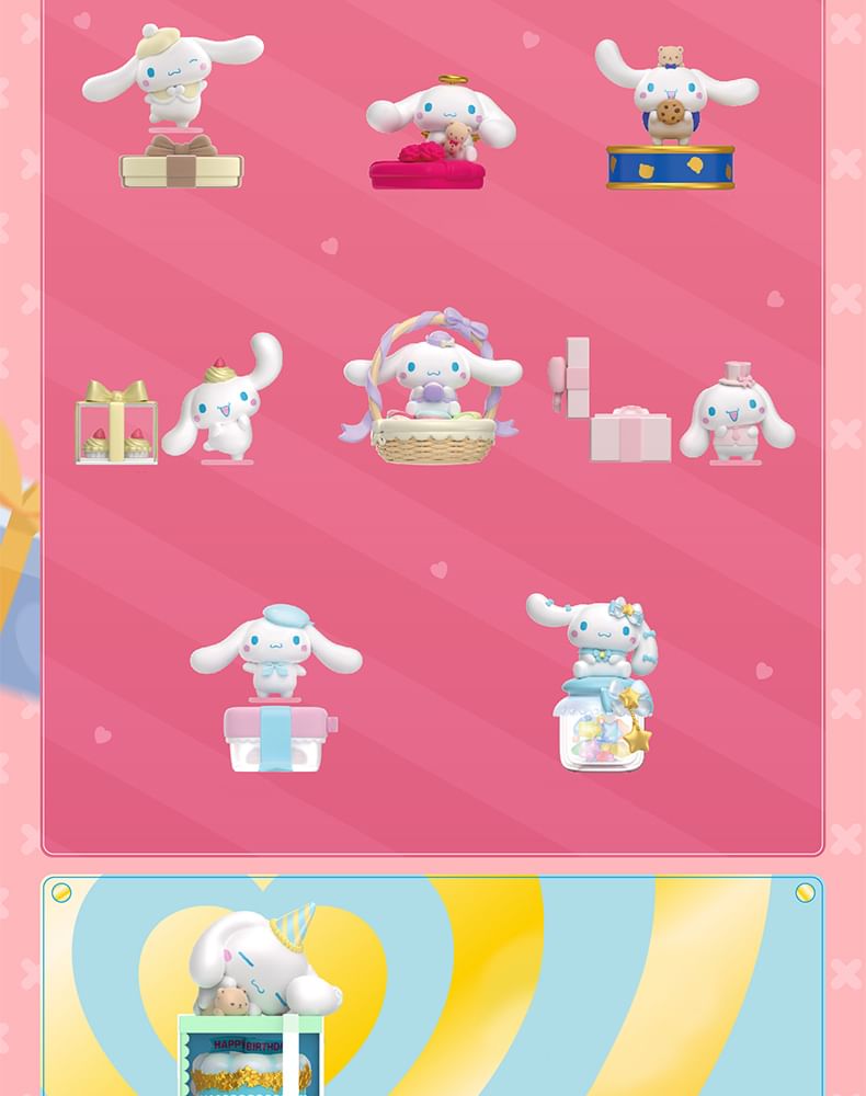 TOPTOY - Cinnamoroll-personages - Dessertseriefiguren (9 soorten) (Blind Box)