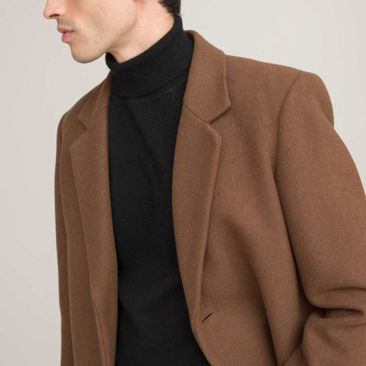 COLEÇÕES LA REDOUTE<br>Jas Signature em wolmix