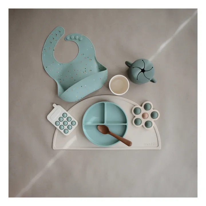 Mushie Jouet pop it en silicone | Vert