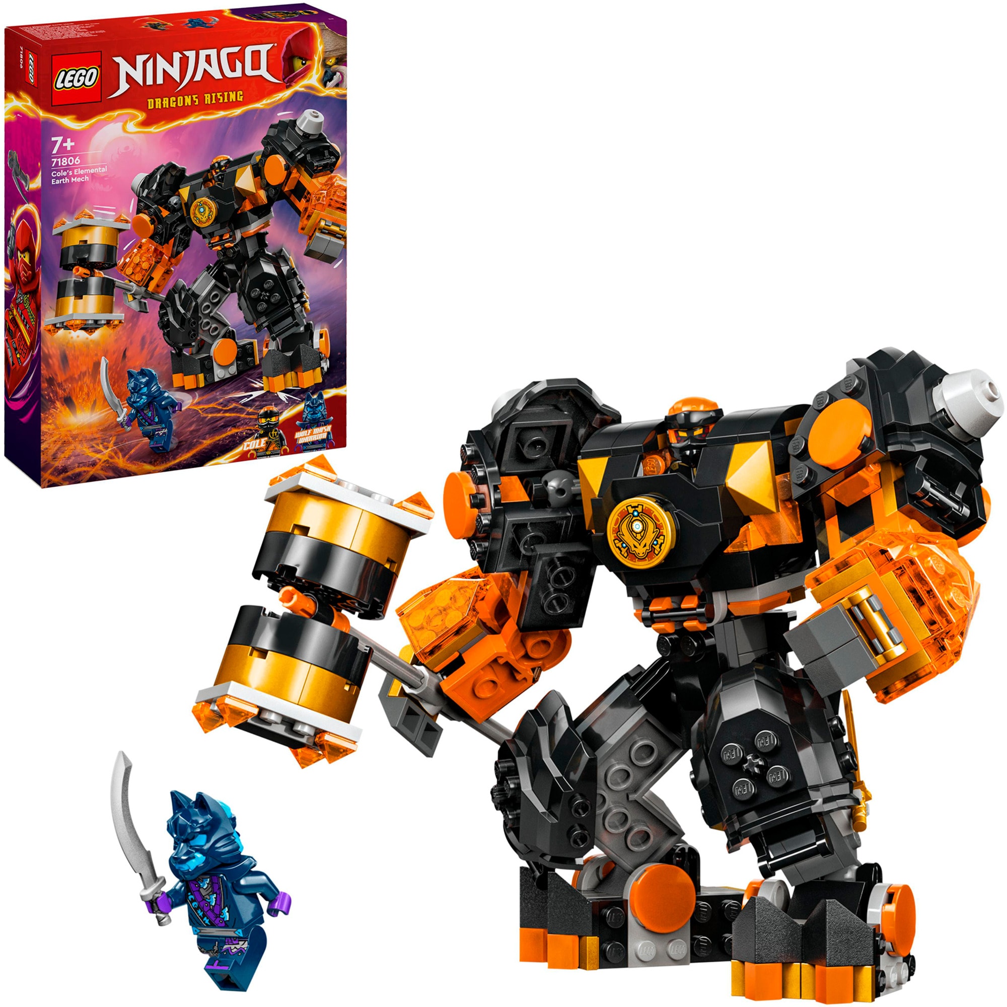 LEGO Konstruktionsspielzeug Ninjago Coles Erdmech