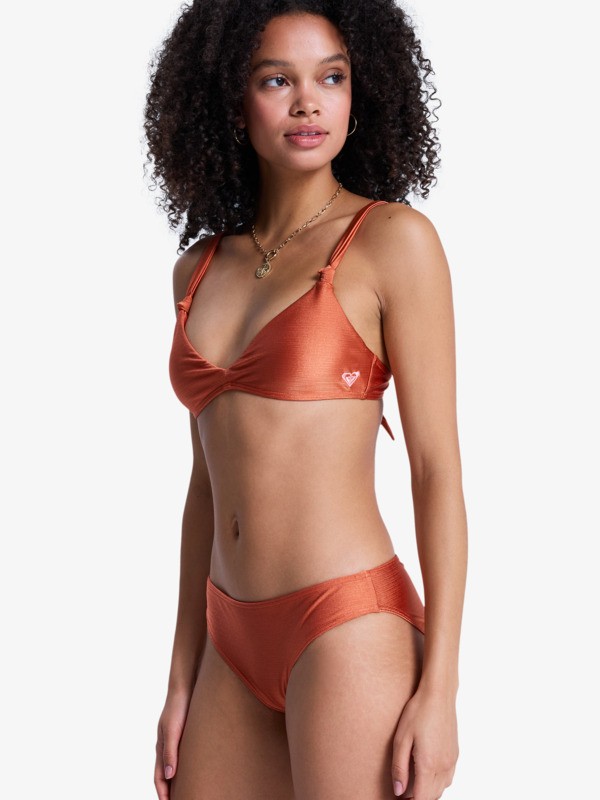Beachside Bohemia Hipster Bas de bikini hipster Orange Femme