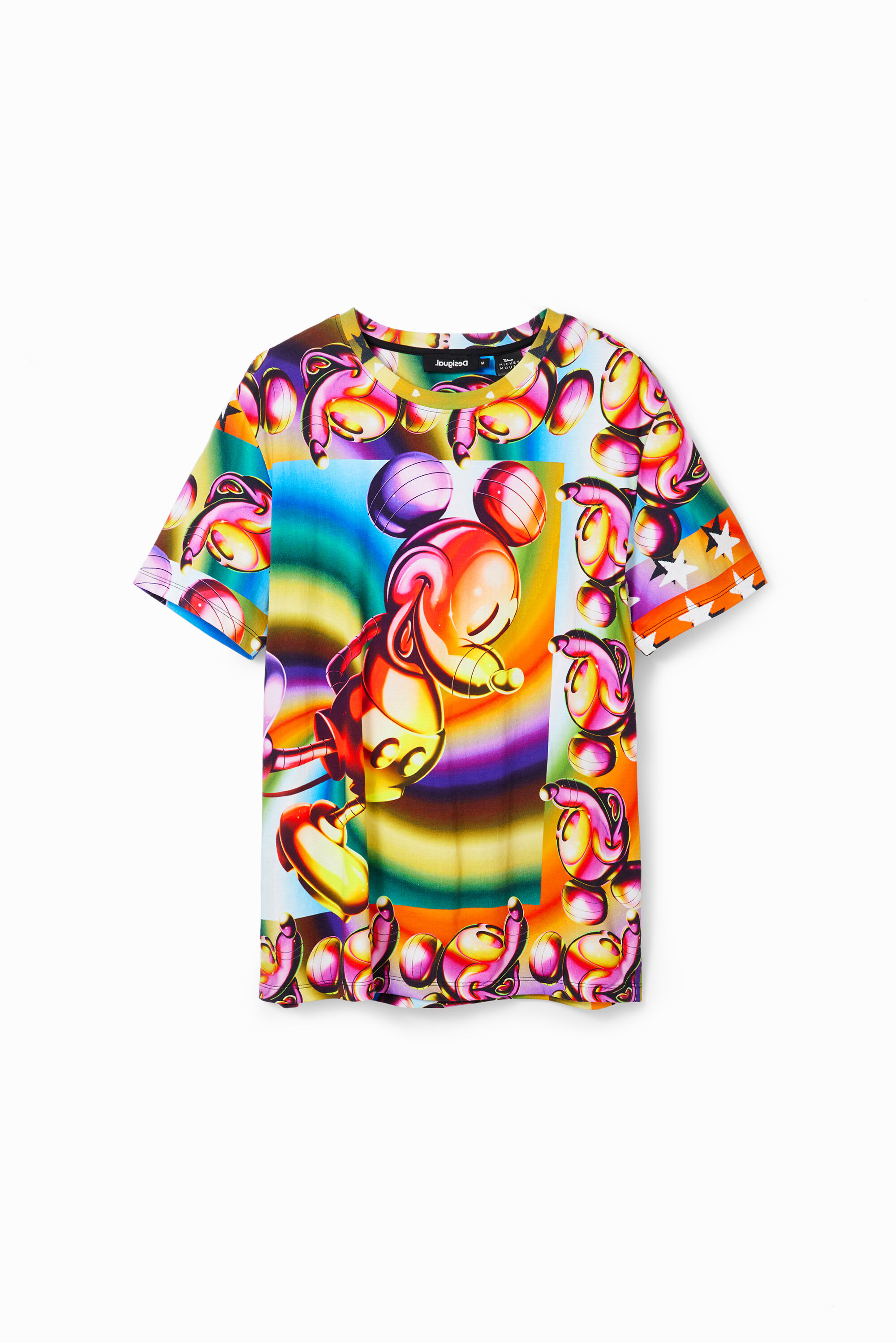 Camiseta grande multicolorida do Mickey Mouse
