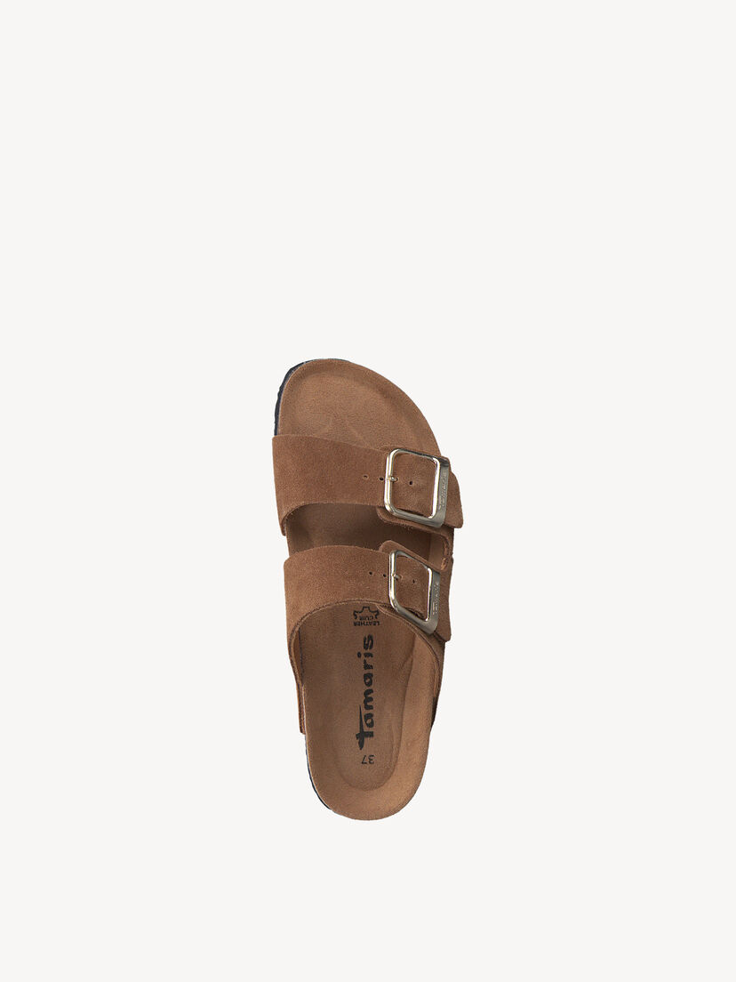 Leren Slipper - bruin