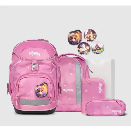 ergobag PACK Schulrucksack-Set WolkenzauBär, 6-teilig
