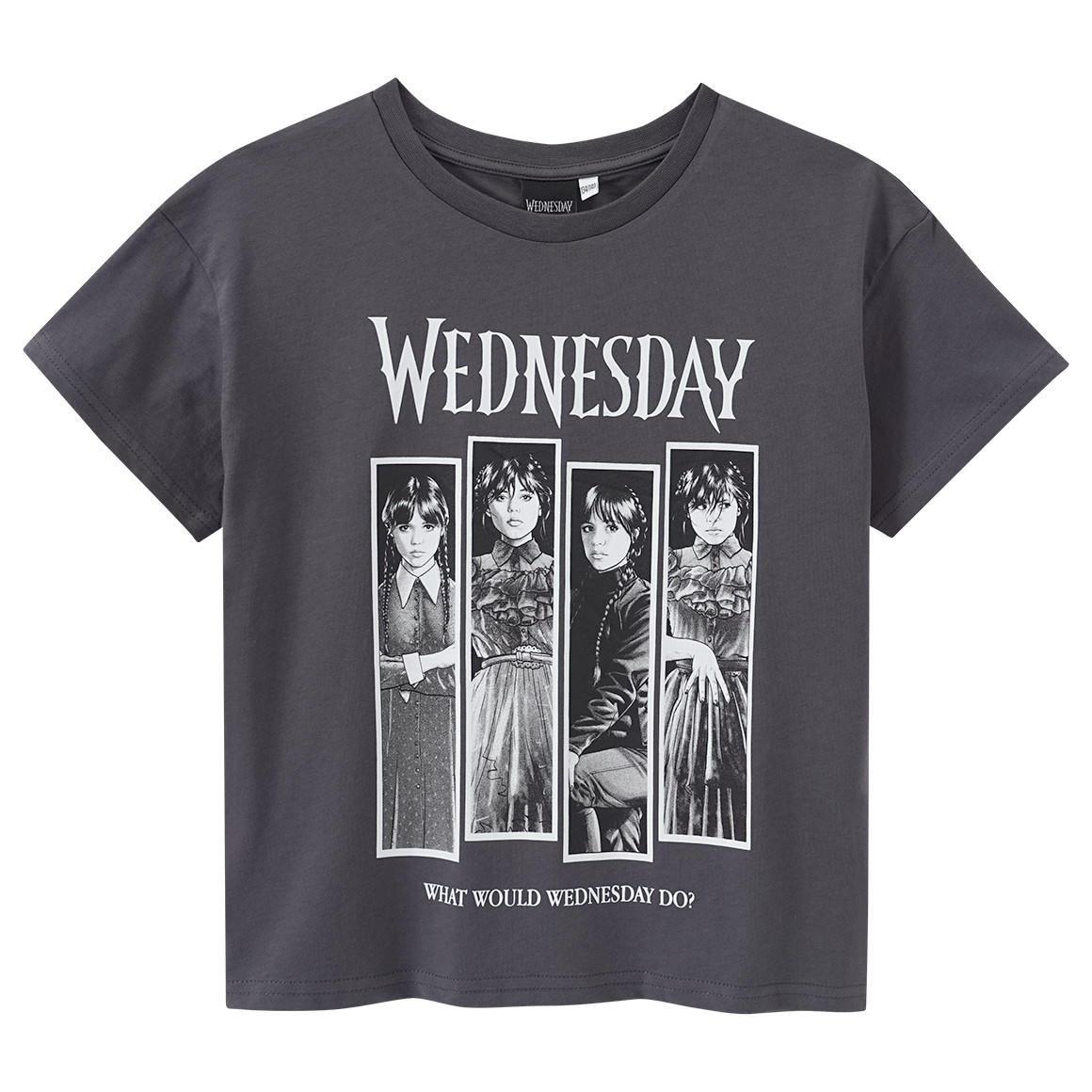 Yigga WEDNESDAY T-Shirt mit Print dunkelgrau