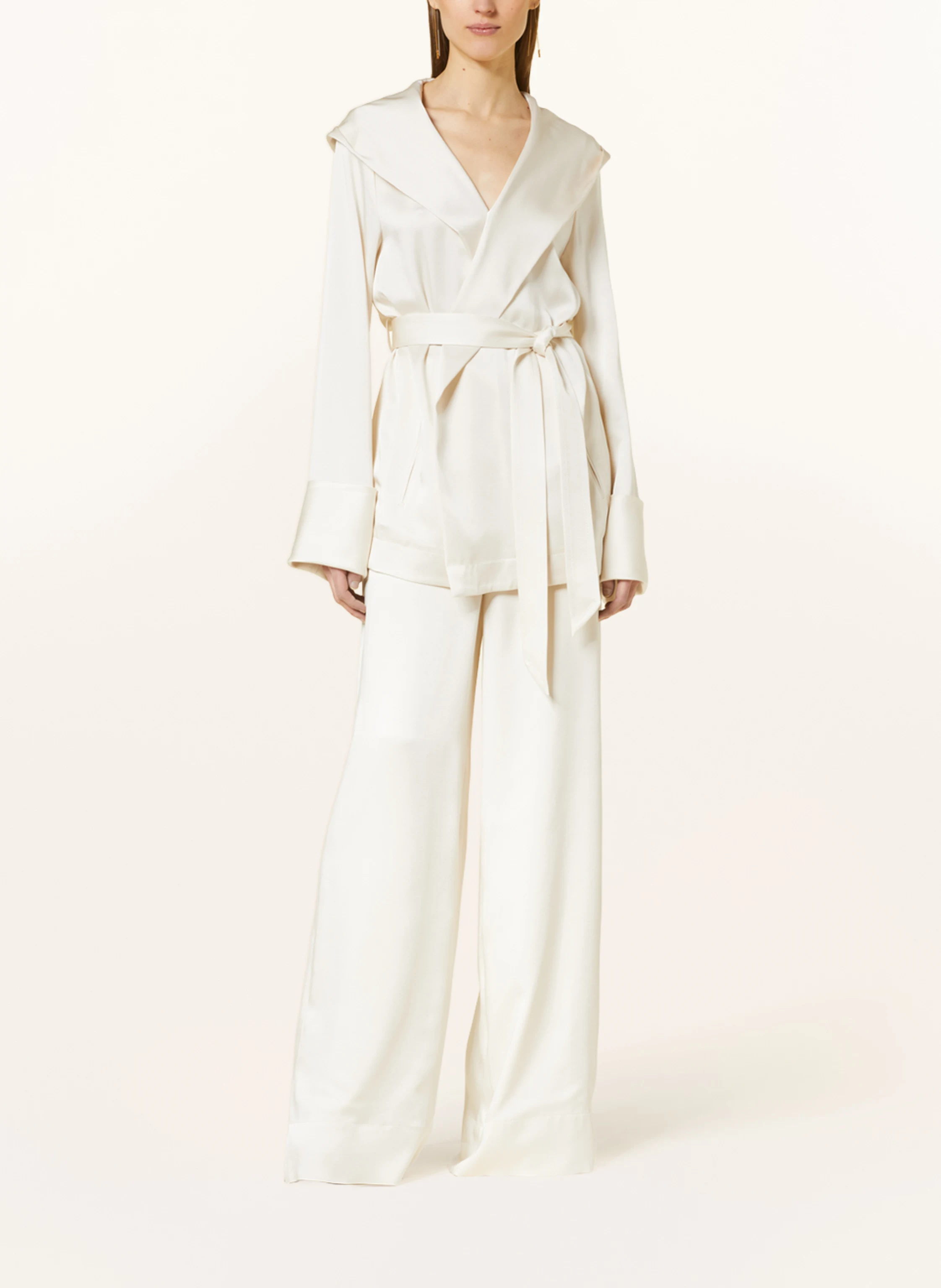 SAINT LAURENT Marlenehose aus Satin