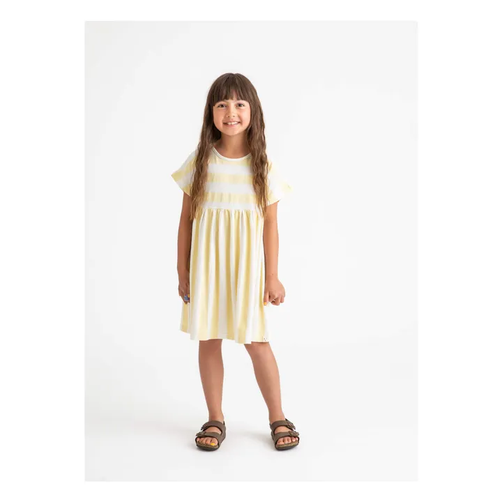 Matona Robe Skater Vichy | Jaune