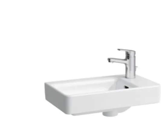 Laufen Pro håndvask 48 x 28 cm med hanehul til højre, hvid