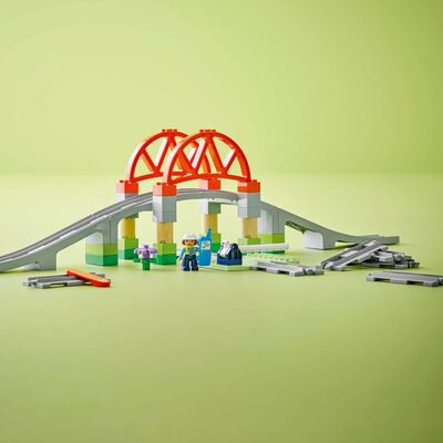 LEGO DUPLO Town 10426 Utvidelsessett med togbro og skinner